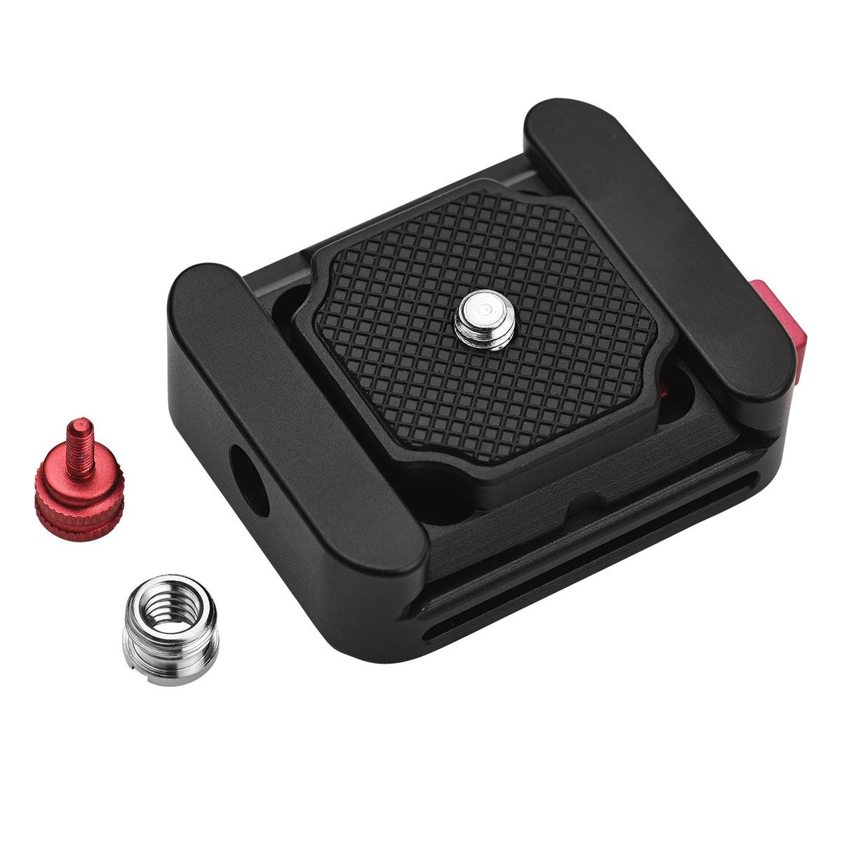 Andoer Quick Release Plate Mount Adapter with Arca Swiss Standard Mount 1/4-inch Interface for Tripod Camera Stabilizer Slider Mounting