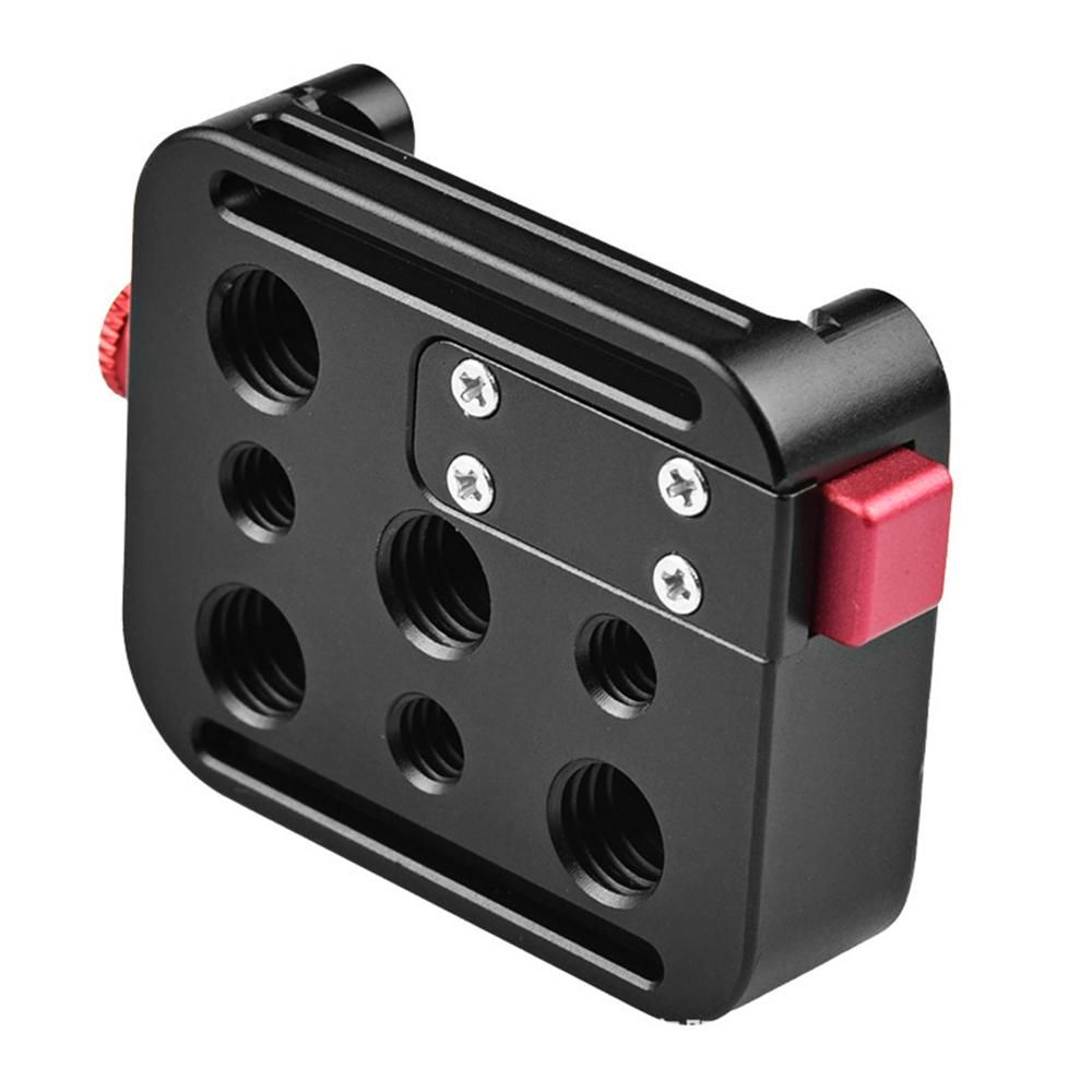 Andoer Quick Release Plate Mount Adapter with Arca Swiss Standard Mount 1/4-inch Interface for Tripod Camera Stabilizer Slider Mounting