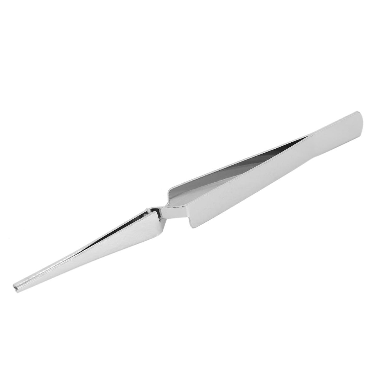4PcsSet Precision Tweezers Stainless Steel Thick Electronics Forceps Eyebrow Tweezers Anti-Skid Makeup Repair Multi Tools