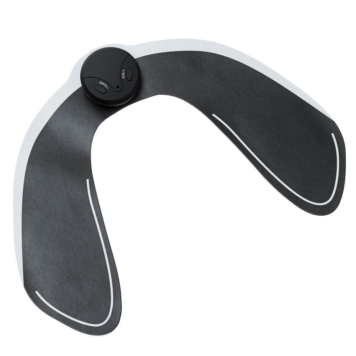 Hips Trainer Buttocks Lifting Machine Body Massager Fitness Pad USB Charging Black Host