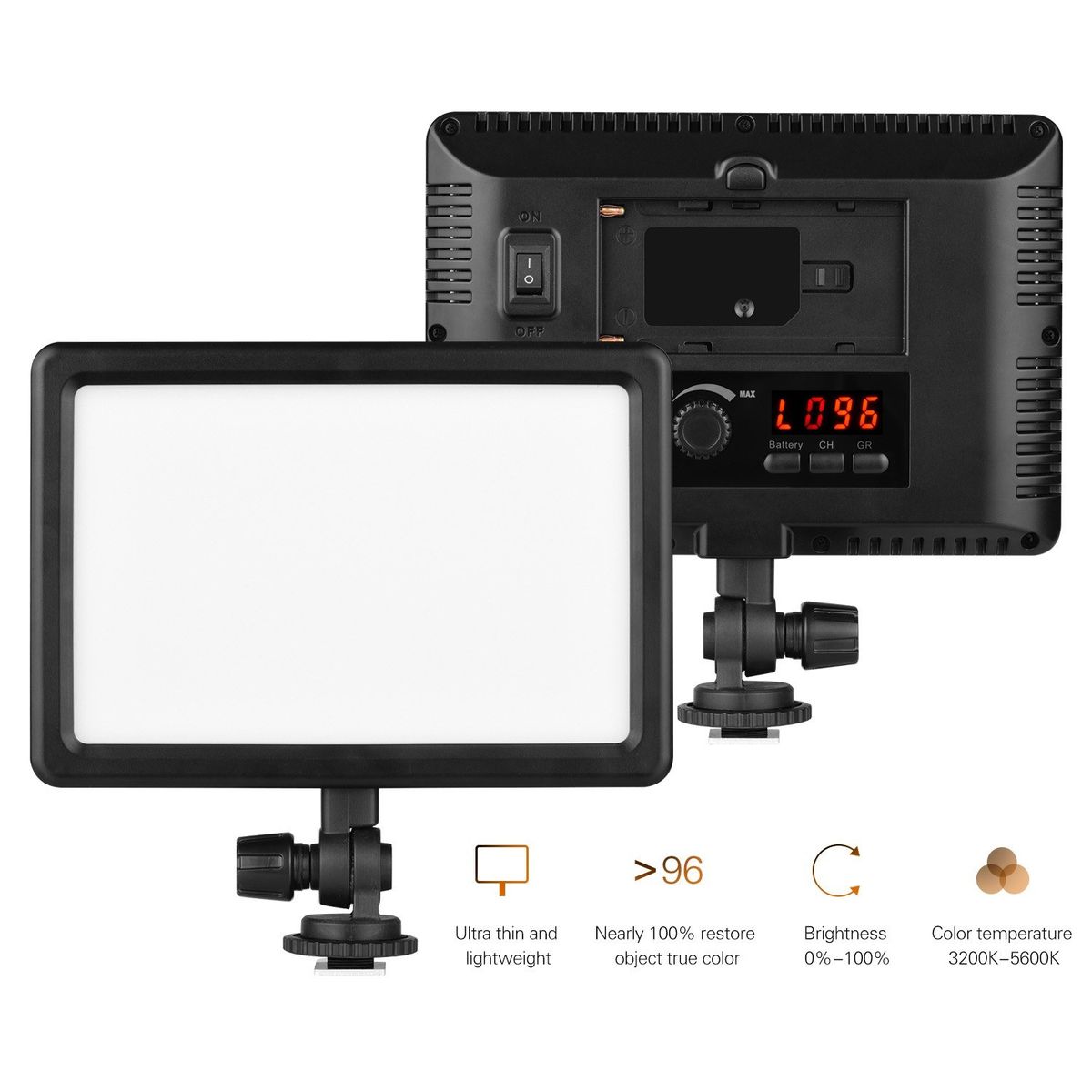 LED-25A 25W LED Fill Video Light Panel Photography Lamp