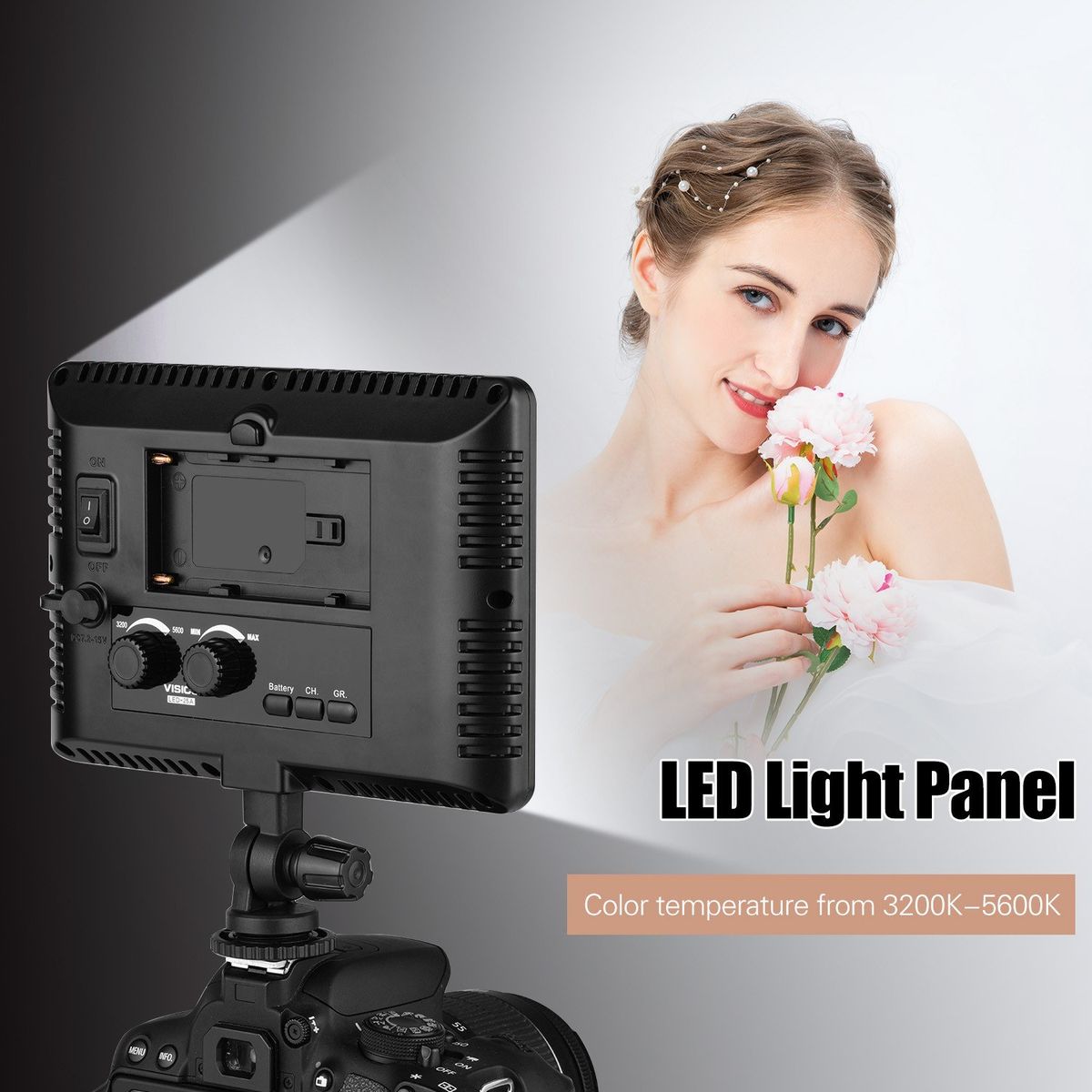 LED-25A 25W LED Fill Video Light Panel Photography Lamp