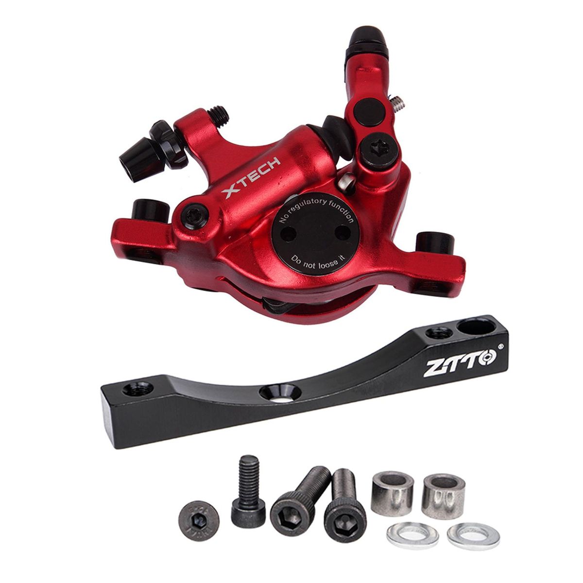 Compatible with M365/Pro (Disc Not Included)  Scooter Hydraulic Disc Brake Rear Calipers Scooter Hydraulic Brake Integrated Forging Line Pull Oil Disc Brake Scooter Accessory