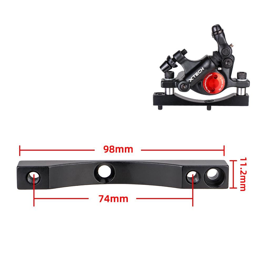 Compatible with M365/Pro (Disc Not Included)  Scooter Hydraulic Disc Brake Rear Calipers Scooter Hydraulic Brake Integrated Forging Line Pull Oil Disc Brake Scooter Accessory