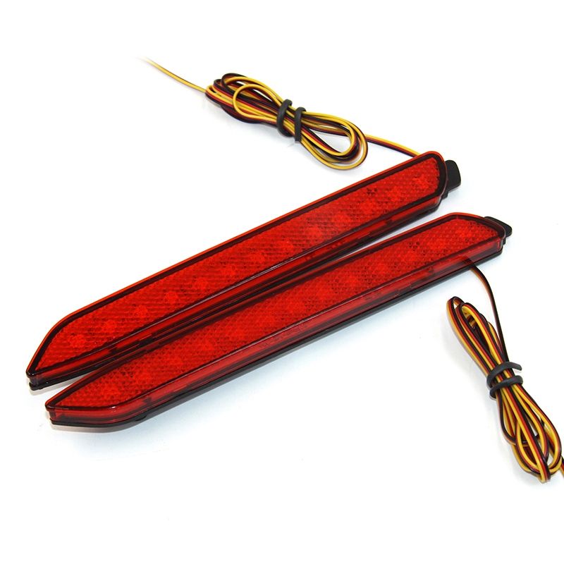 2 PCS 371A 2.7W / 12V Car Rear Bumper Light Brake Light For Toyota Verso