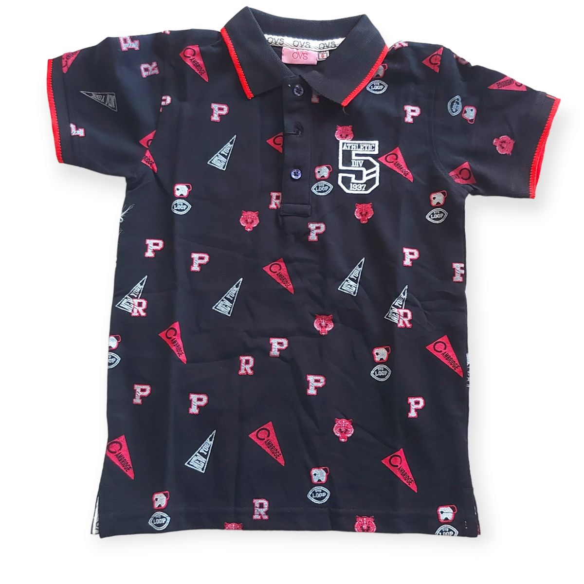 Boy Polo- Black