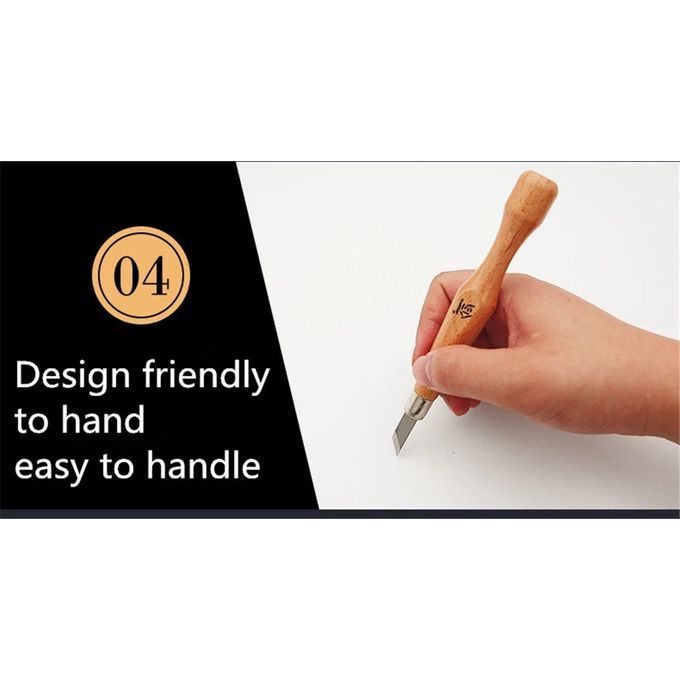 12pcs One Lot Wood Carving Tool Wood Engraving Kn-ife