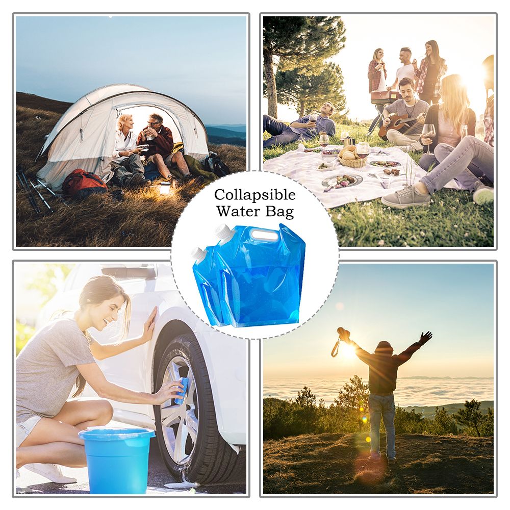 5L / 10L Collapsible Water Container Water Storage Jug Bag