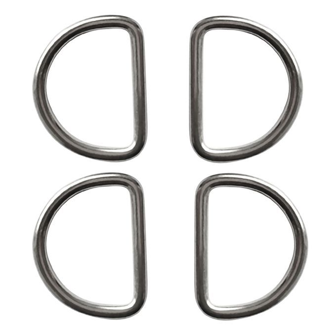 4Pcs Stainless Steel Diving Scuba D Ring For 12 Inch Webbing Weight