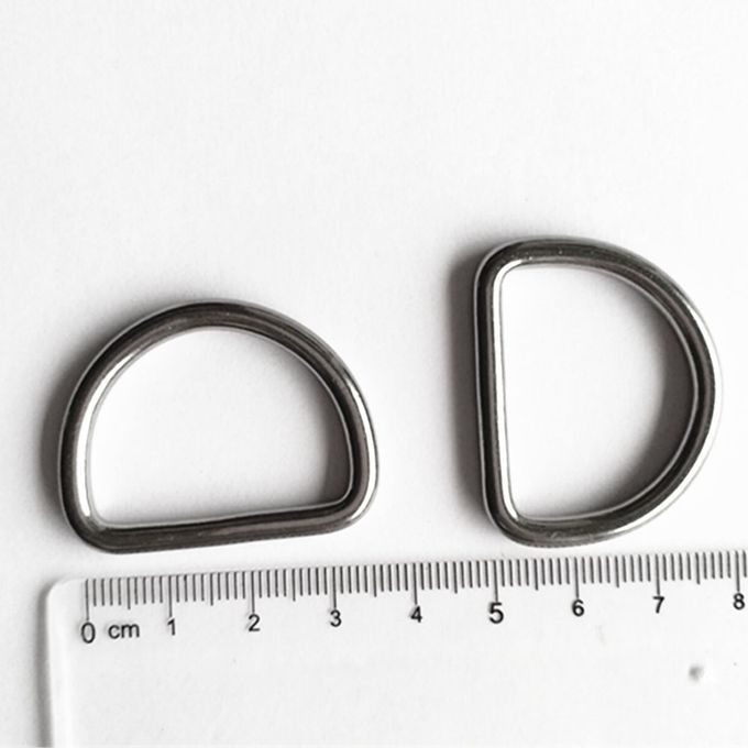 4Pcs Stainless Steel Diving Scuba D Ring For 12 Inch Webbing Weight