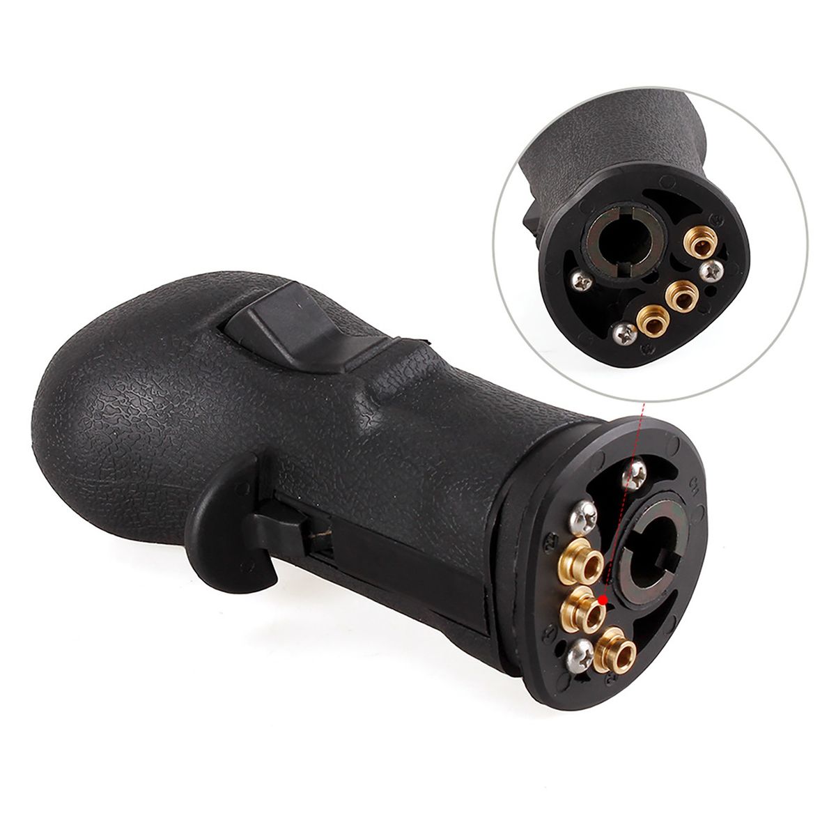 Car Gear Lever Car Gear Shifter Knob Head Handle Lever Black