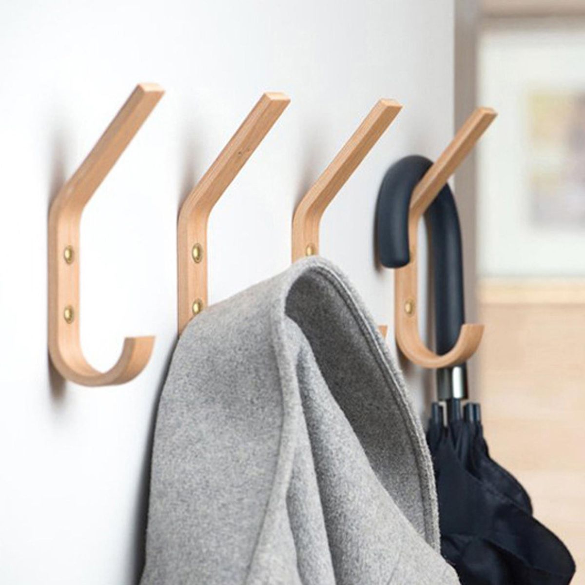Wall Hanging Hook Towel Hat Hanging Wall Hook Khaki