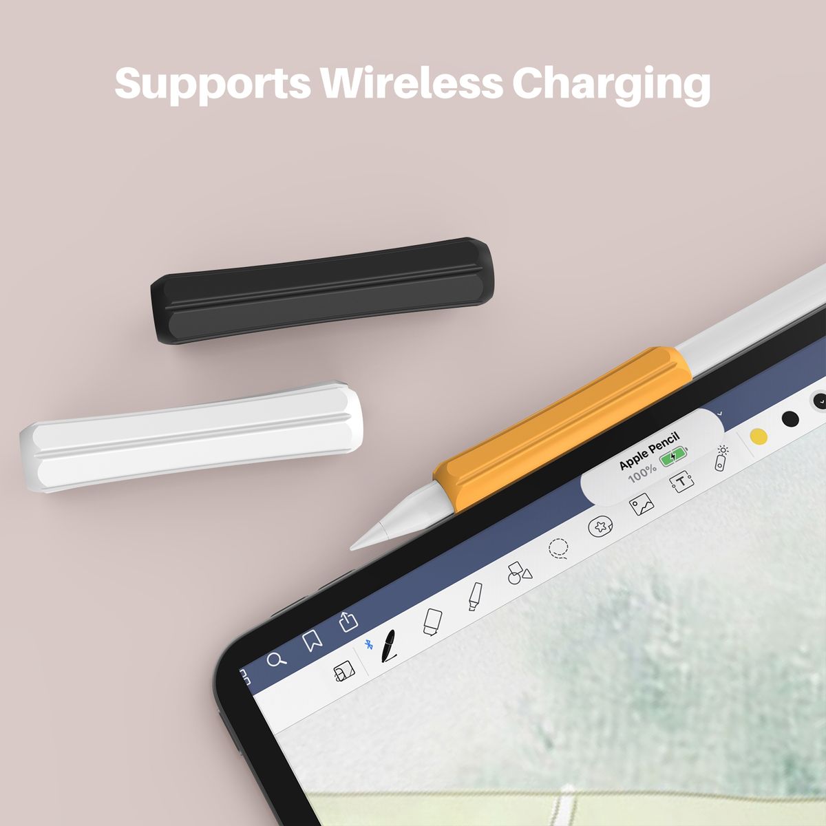 Cover Grip Set For Apple Pencil 1/2/Huawei M-Pencil