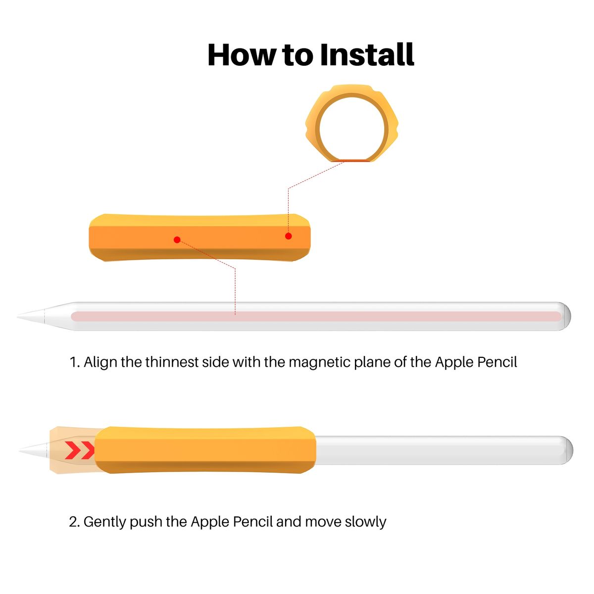 Cover Grip Set For Apple Pencil 1/2/Huawei M-Pencil