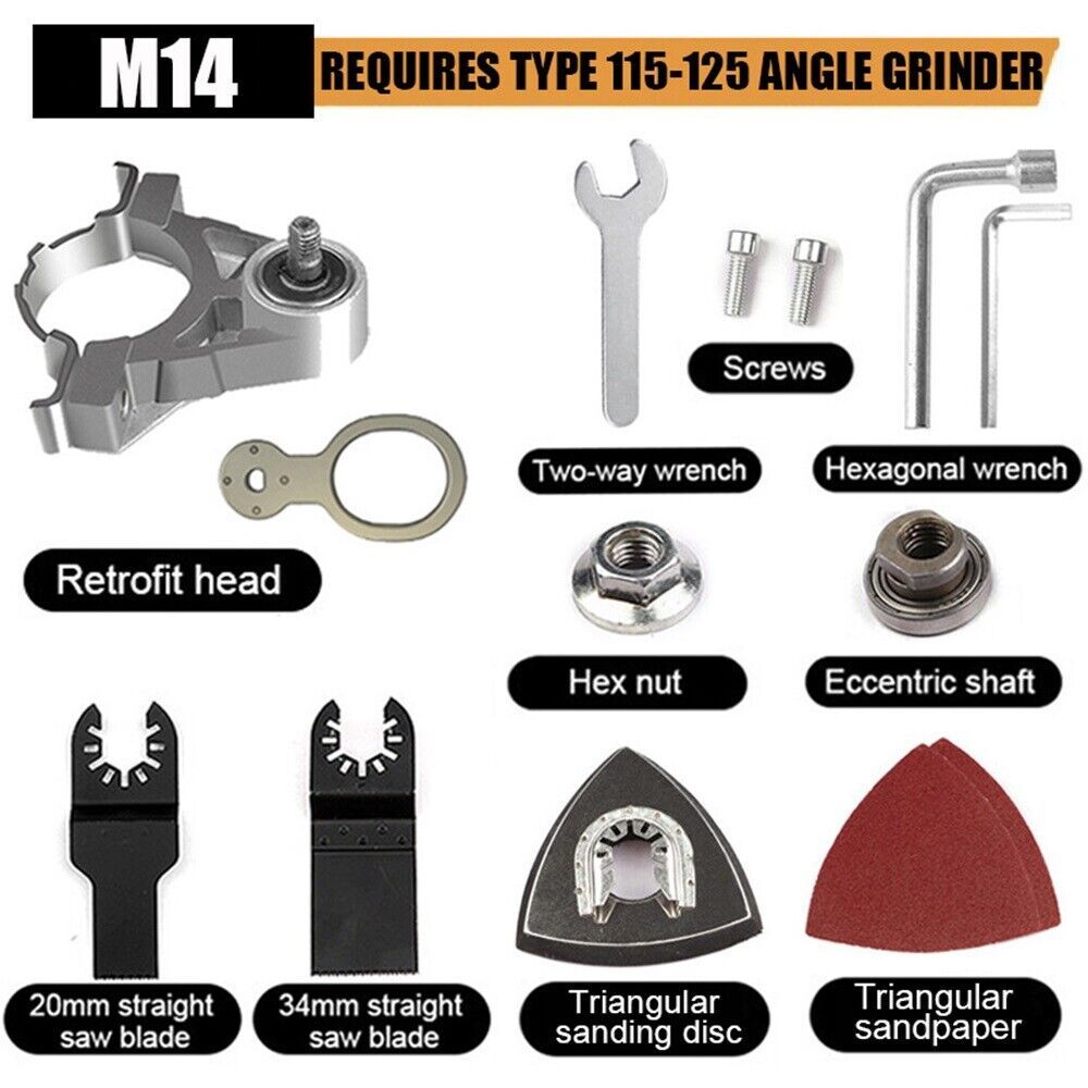 Universal Angle Grinder Adapter Accessories For Easy Work