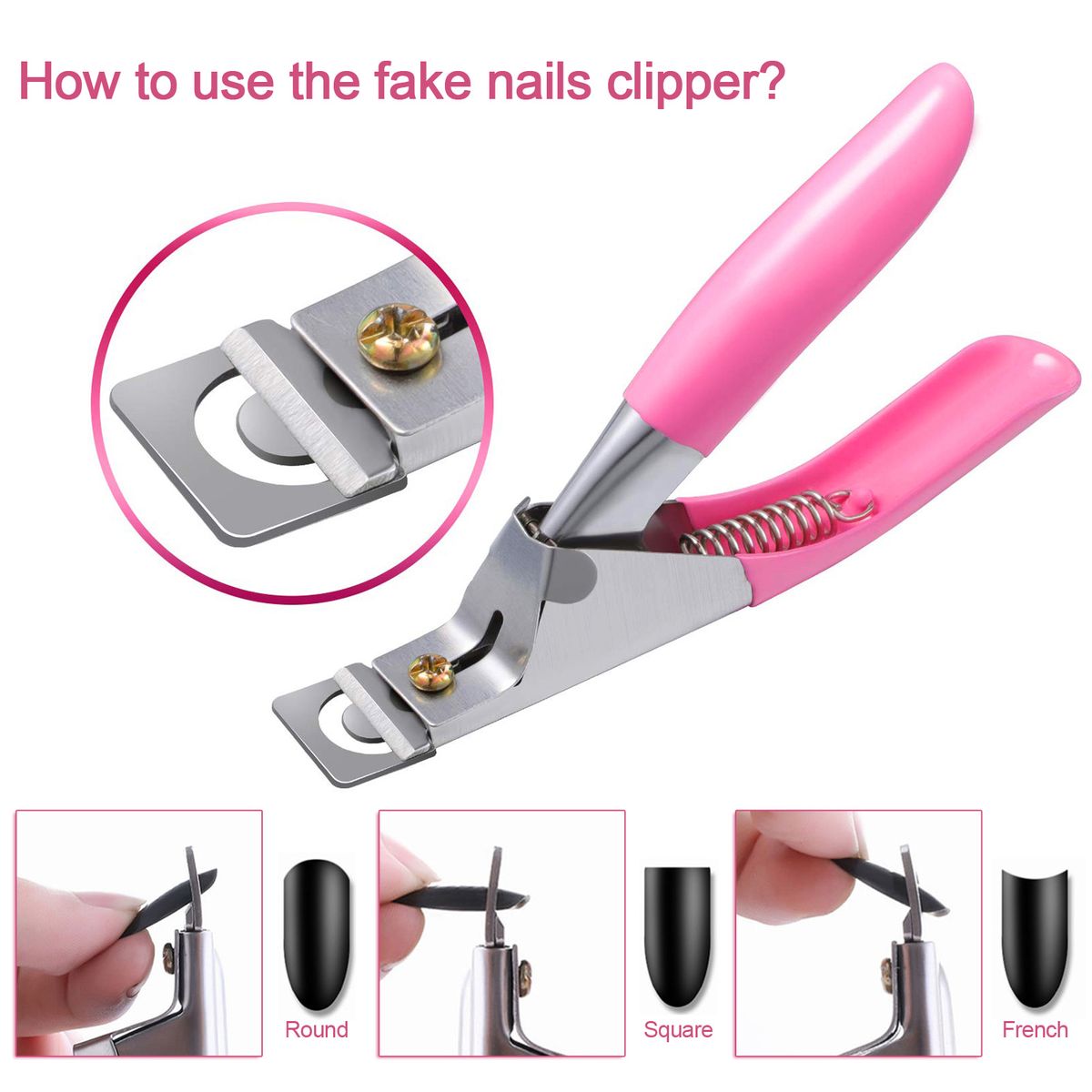 10PCS Nail Tips Clip Quick Building Extension Nail Clips
