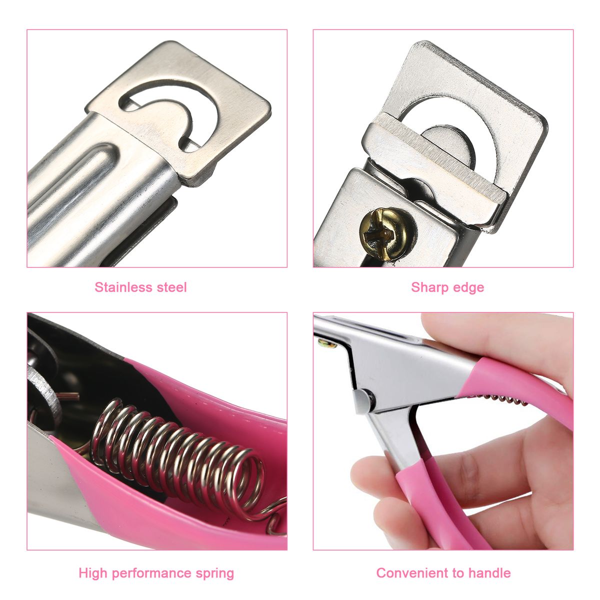 10PCS Nail Tips Clip Quick Building Extension Nail Clips