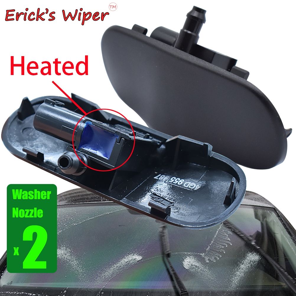 Erick's Wiper 2pcs/lot Front Washer Jet Nozzle Hea