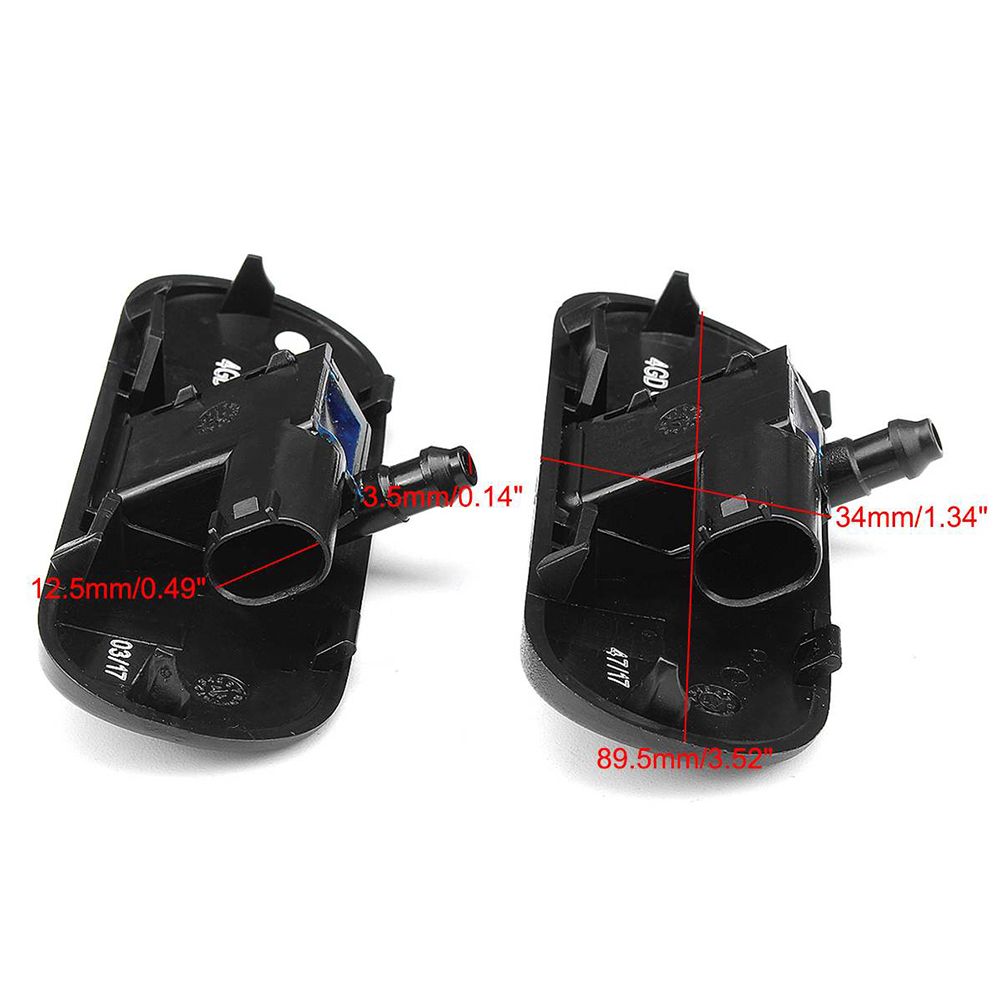 Erick's Wiper 2pcs/lot Front Washer Jet Nozzle Hea