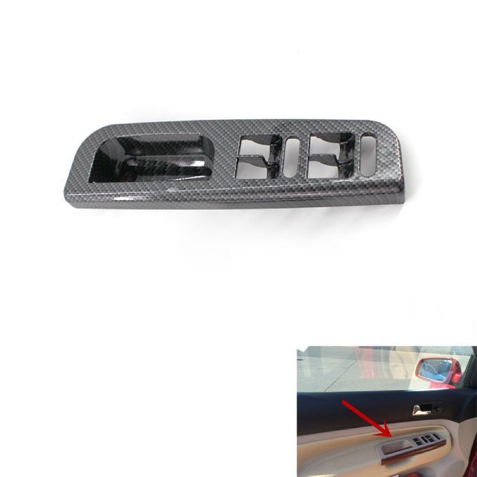 Professional Window Switch Cover Perfect Match-Carbon Grain