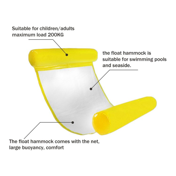 Inflatable Water Deck Chair Floating Bed