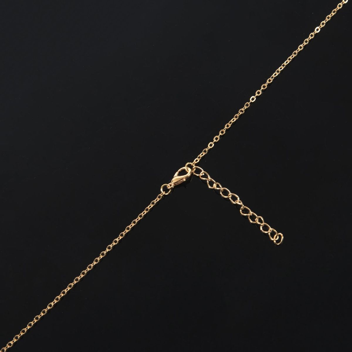 Women Turquoise Beads Gold Chain Gold