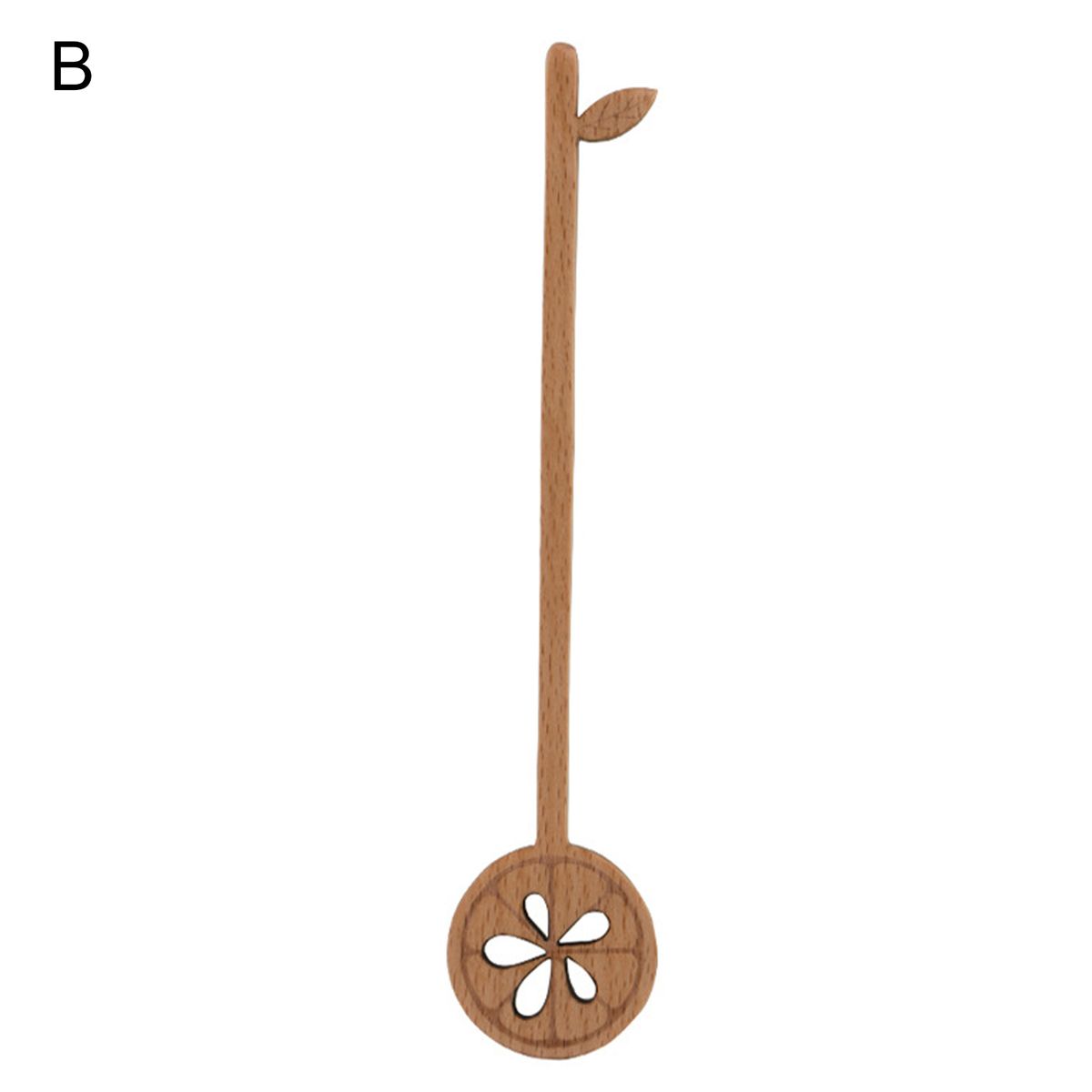 Mixing Spoon Food Grade Heat Resistant Wood Reusable Coffee-