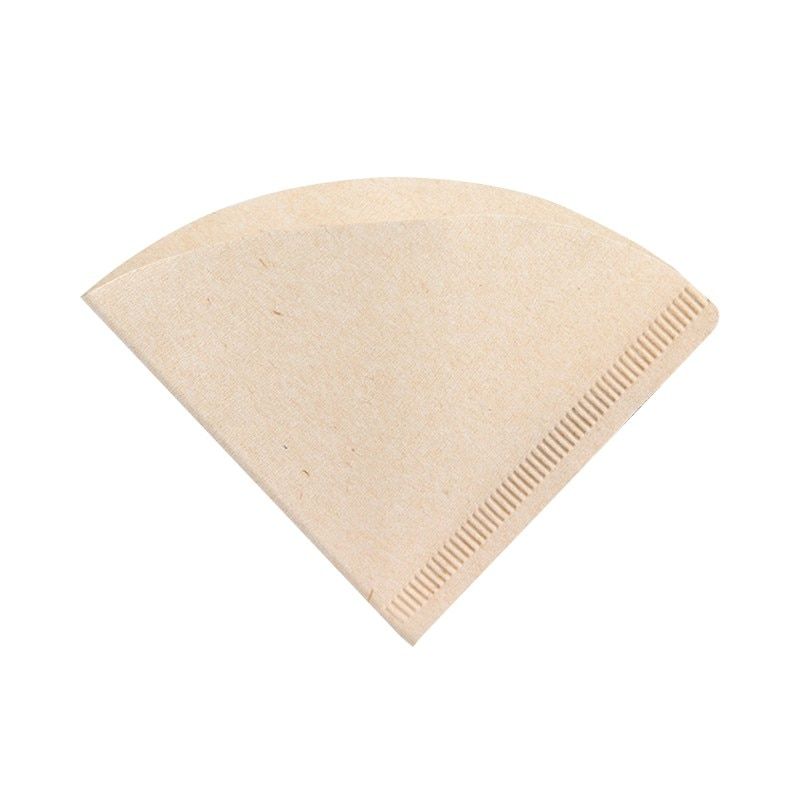 100 Pieces New Wooden Hand V60 Drip Paper Coffee Filter