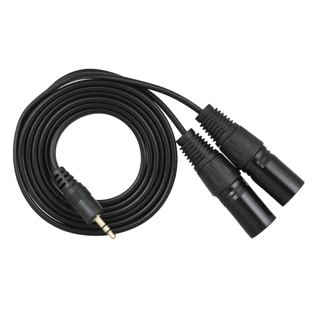 3.5mm TRS Male To Dual XLR Male Balanced Interconnect
