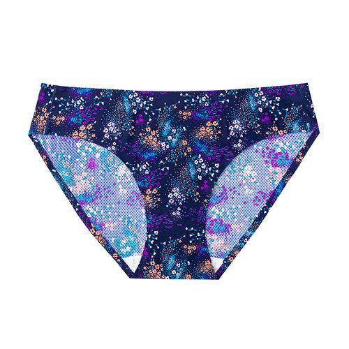 3pcs Breathable Printed Seamless Sexy Thong Underwear For Ladies