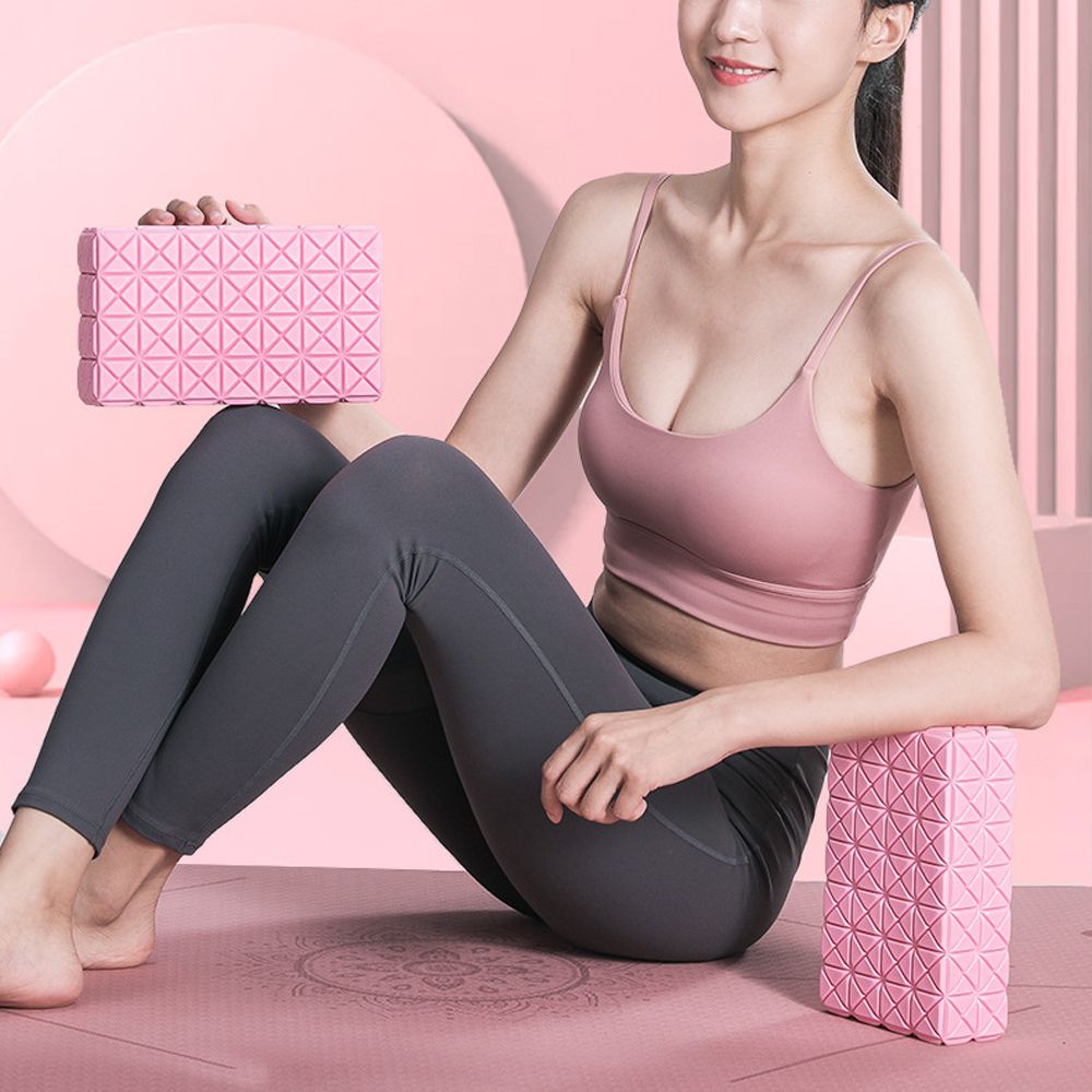 EVA Yoga Block Thick Non Slip Gym Foam Brick Yoga Bolster