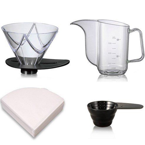 Hario V60 Single Brew Mugen Dripper + Kettle Drip Set