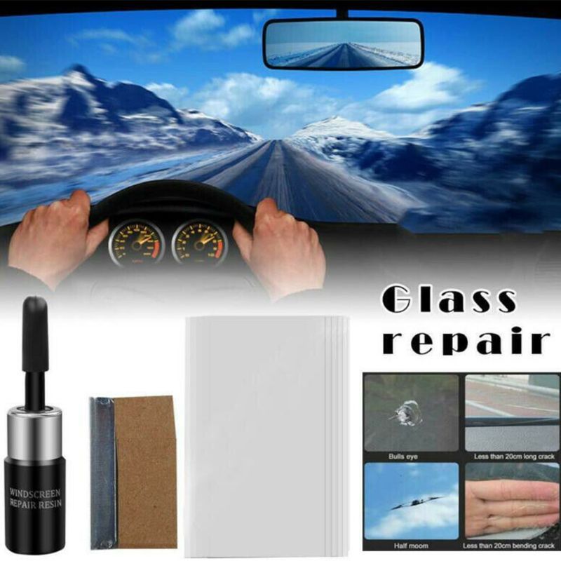 2020 New Car Window Glass Crack Chip Resin Windscreen Repair DIY Tool Kit Windshield Part