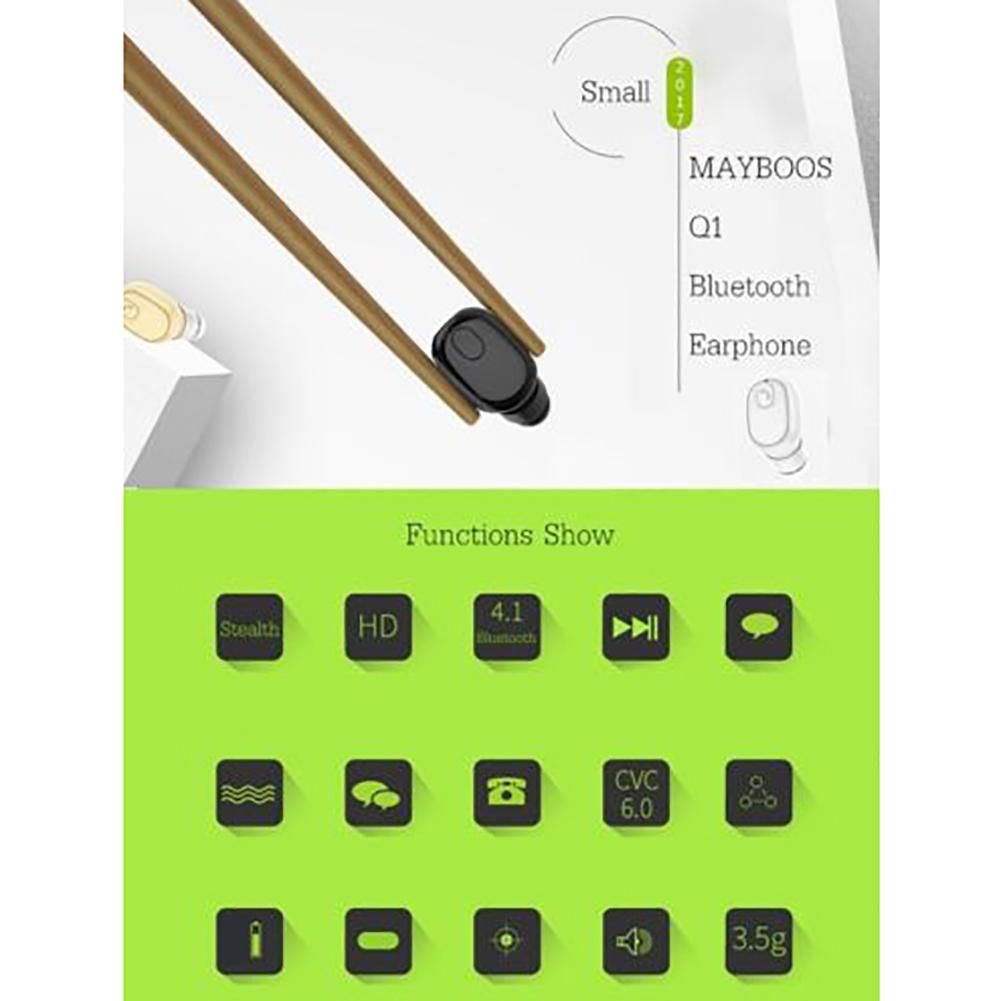 Mini Wireless Bluetooth-compatible 4.1 Stereo In-Ear-