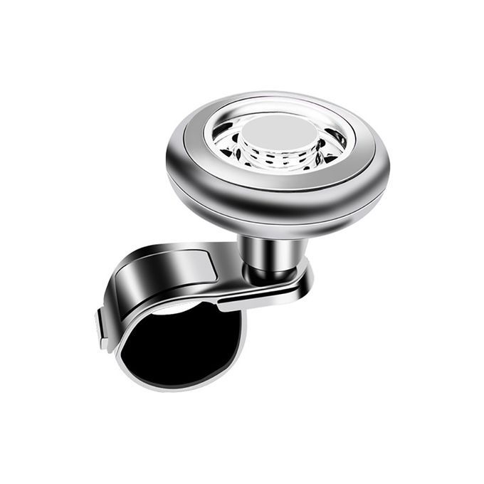 Universal Auto Car Booster Ball Steering Wheel Truck-Silver