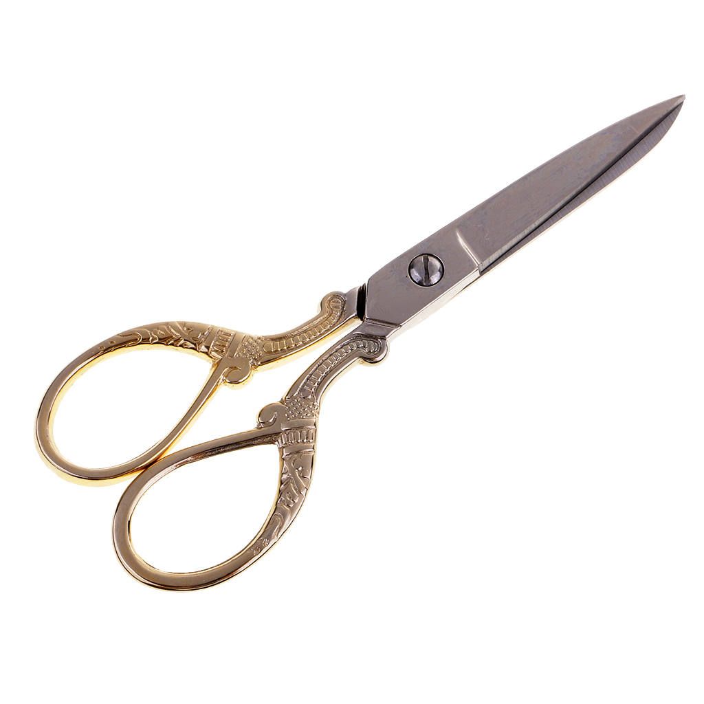 Tailor Scissors Stainless Steel Sewing Shears Gold