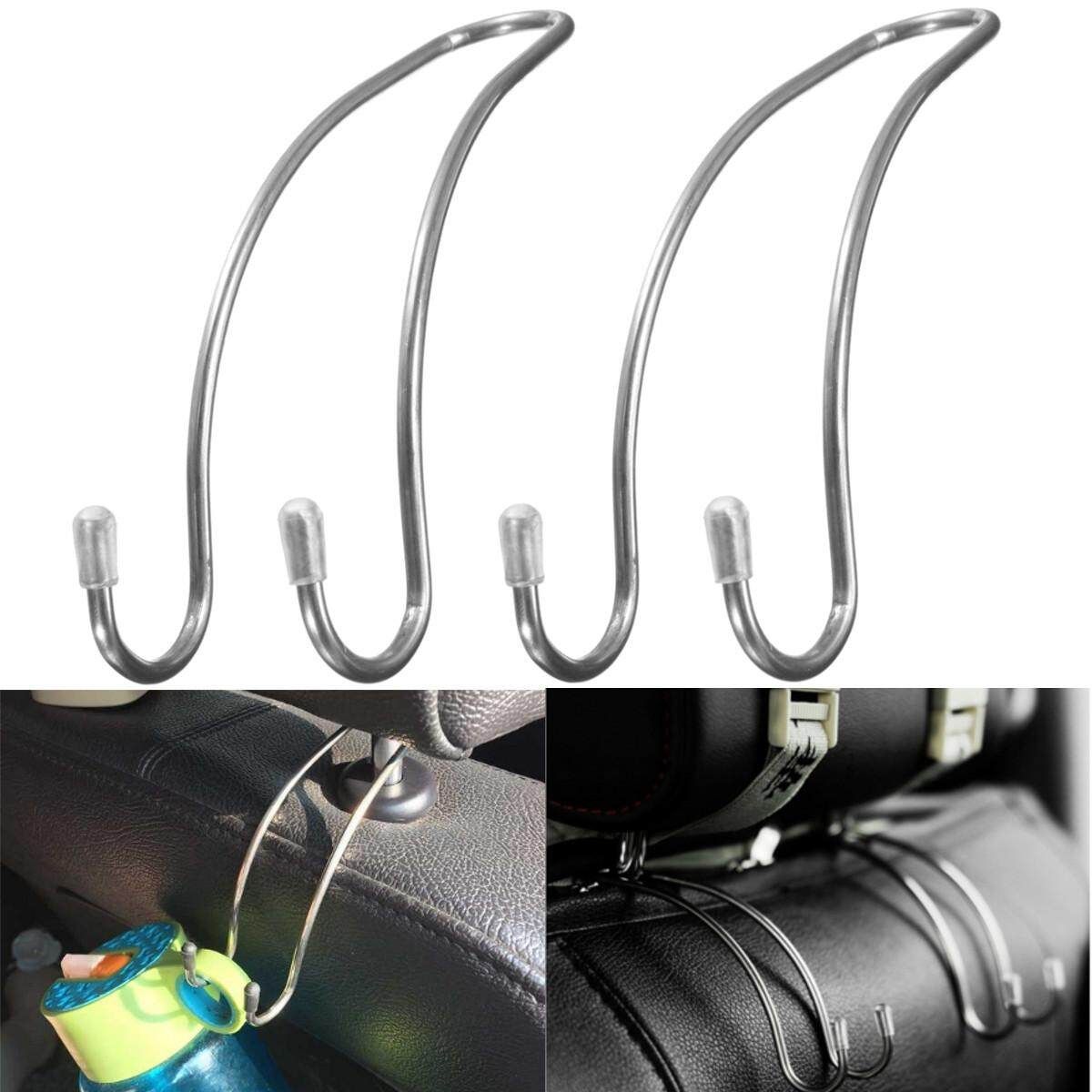 1 Pair Car Seat Back Truck Coat Hook Purse Bag Hanging Hanger Bag Organizer Holder