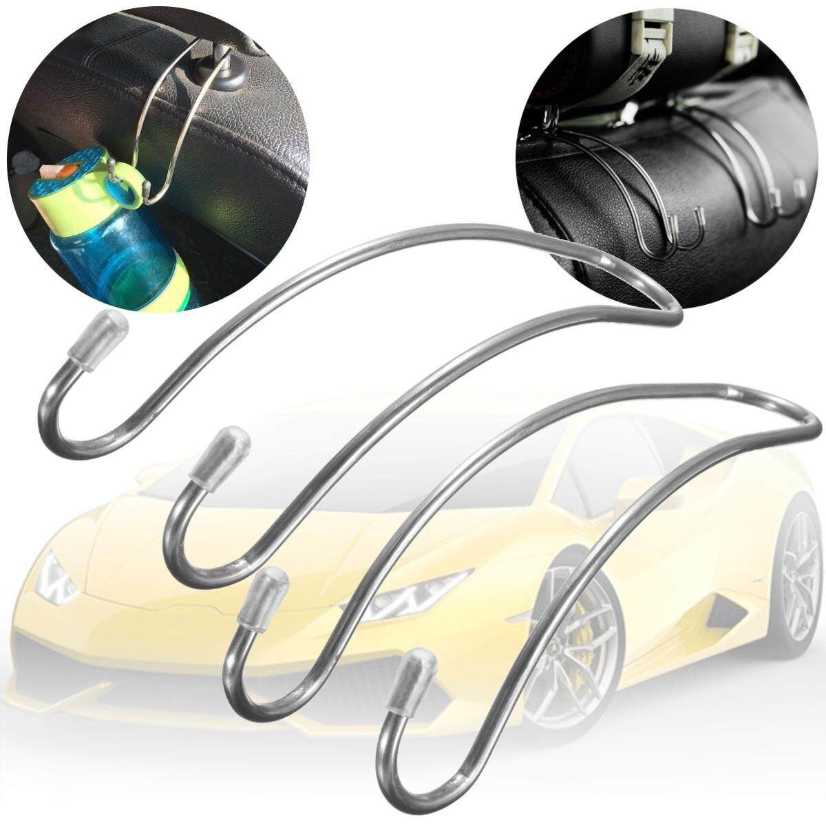 1 Pair Car Seat Back Truck Coat Hook Purse Bag Hanging Hanger Bag Organizer Holder
