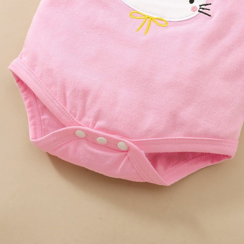 0-18 Months Newborn Baby Girl Rabbit Bodysuit+Skirt+Headwear