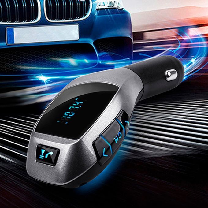 Bluetooth Handsfree FM Transmitter Car Kit MP3 Music Player Radio Adapter Work With TF Card U Disk For Samsung HTC Redmi IPhone