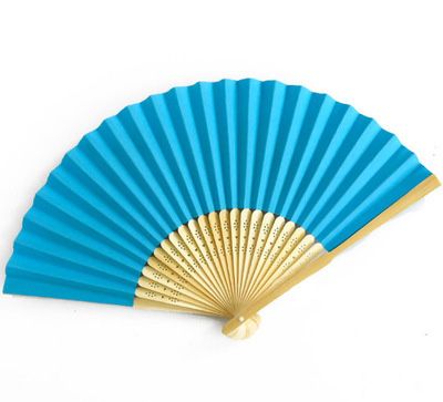 Fan Porcelain Chinese Folding White And Blue Ornament Handicraft Style