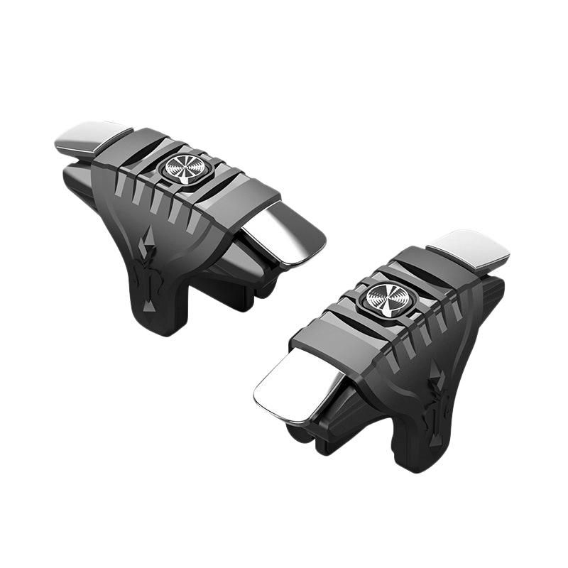 F01 Mobile Phone Button, Trigger Mobile Game Trigger Mobile Game Controller Game Handle Game Board(Black)