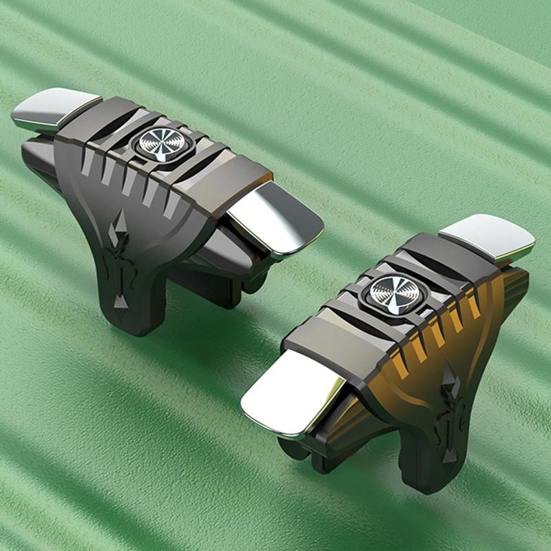 F01 Mobile Phone Button, Trigger Mobile Game Trigger Mobile Game Controller Game Handle Game Board(Black)