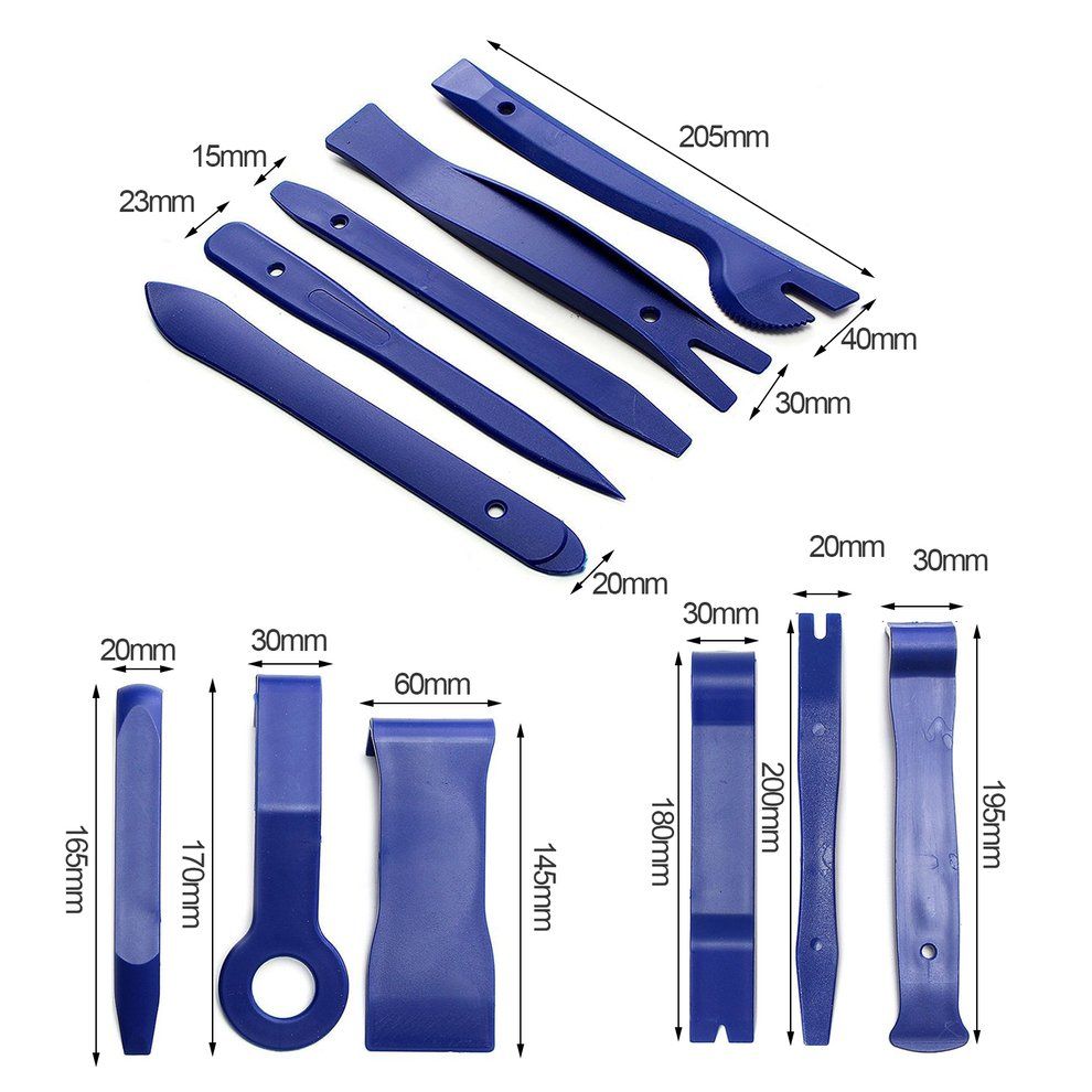 11 P S Portable  Ar Removal Kit Durable Auto Interior   Panel Repair Tool-blue