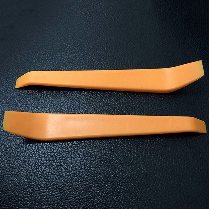 Ar Audio Stereo   Door Dash Panel Trim  Lip Plasti  Removal Pry Tools-orange
