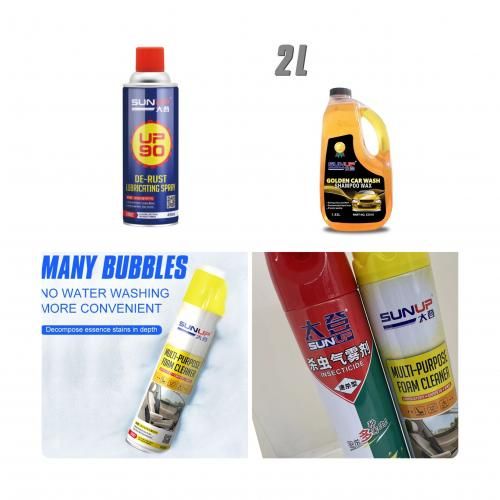 6 In 1 Car Wash Shampoo, Cleaning Foam , De-rust  SUN UP