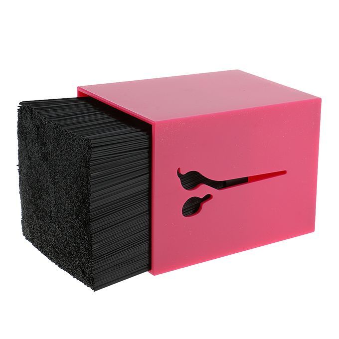 2pcs Salon Hairdressing Barber Combs  Organizer Holder Rosy