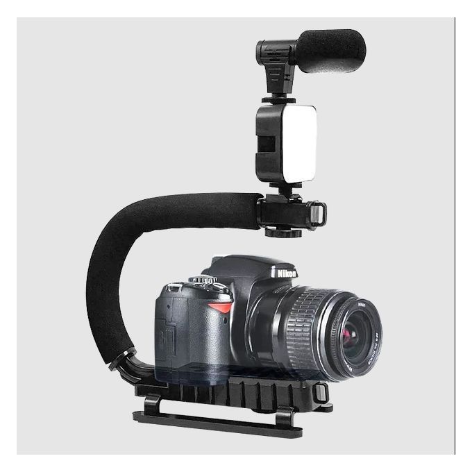 U/C Shape Handheld Vlogging Kit