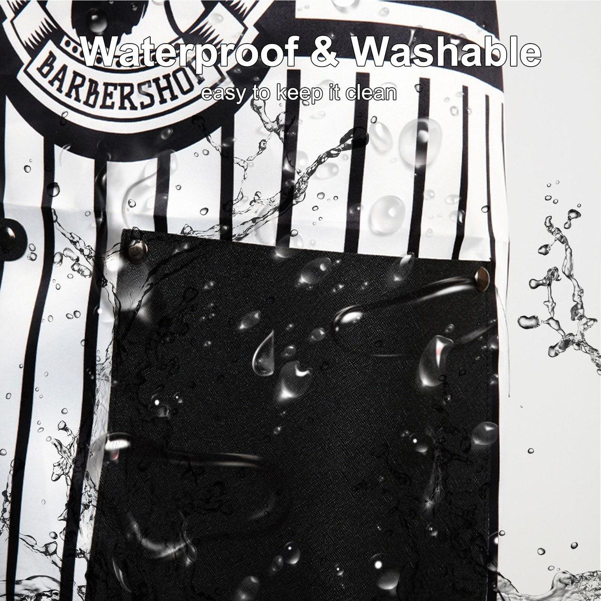 Salon Apron for Hair Stylist & Barber Waterproof Apron Hairdressing Coloring Shampoo Haircuts Cloth Wrap Hair Salon Tool