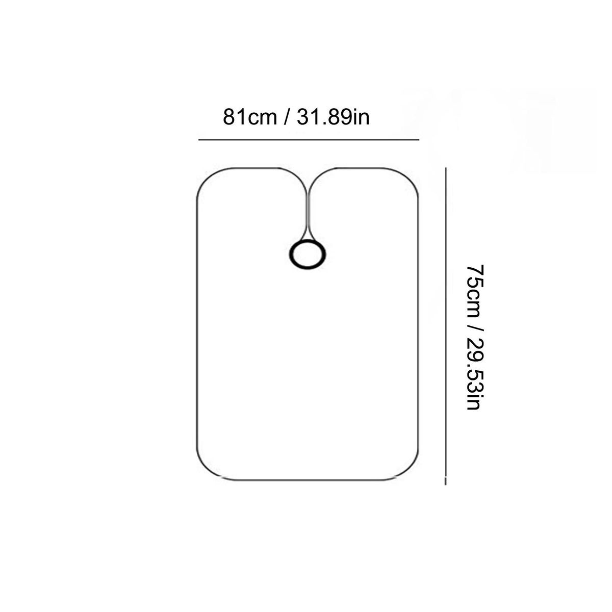 Salon Apron for Hair Stylist & Barber Waterproof Apron Hairdressing Coloring Shampoo Haircuts Cloth Wrap Hair Salon Tool